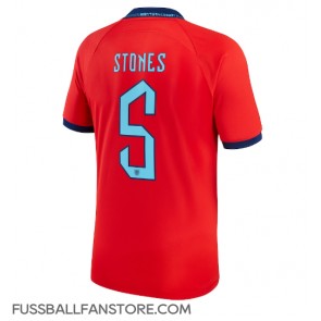 England John Stones #5 Replik Auswärtstrikot WM 2022 Kurzarm